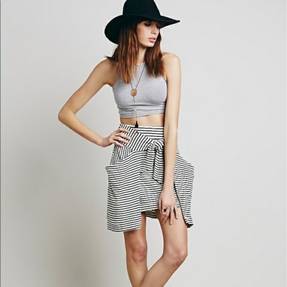 Free People • "All Tied Up" Wrap Skirt - Picture 4 of 10
